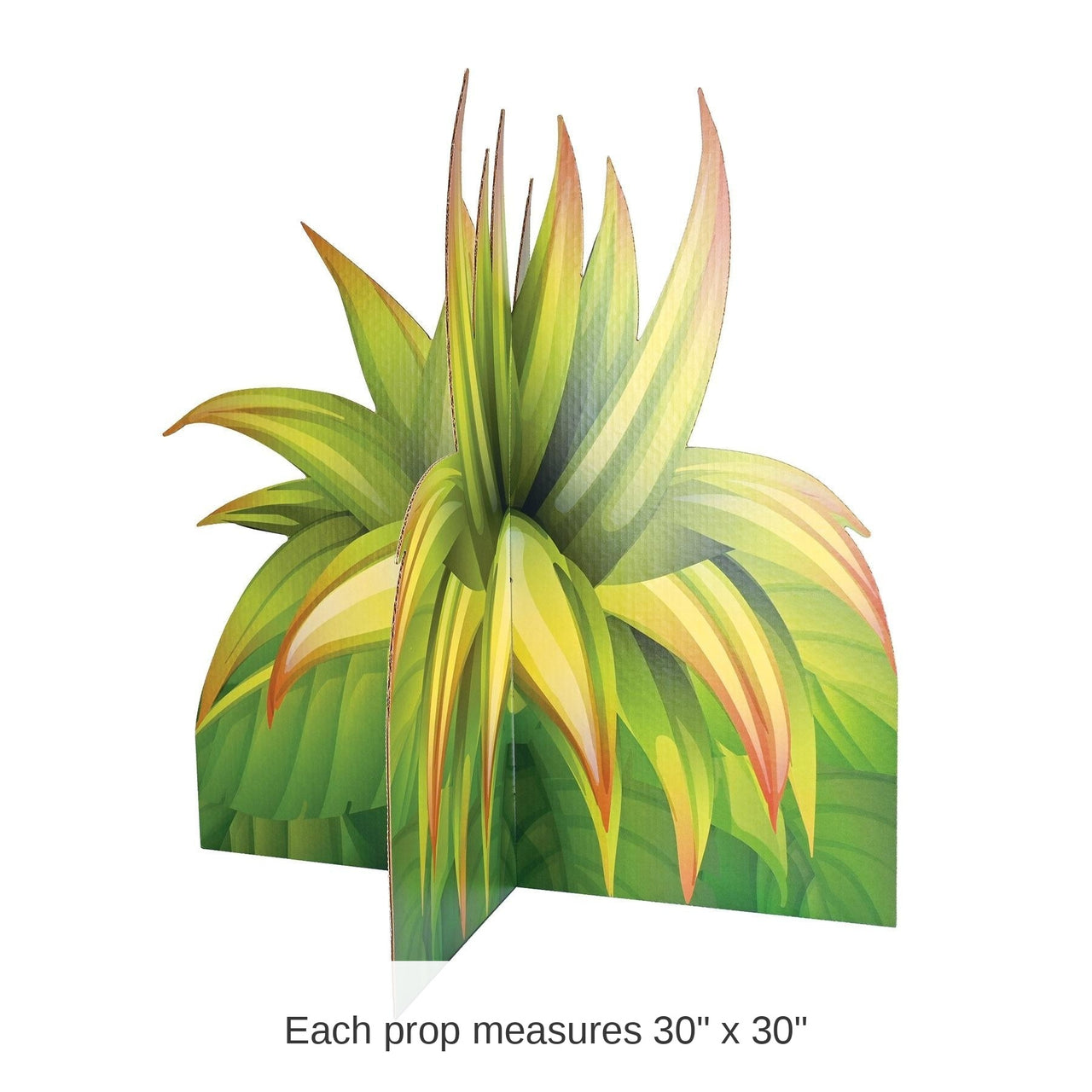 4 Pack Bulk Luau Party 3-D Tropical Grass Prop