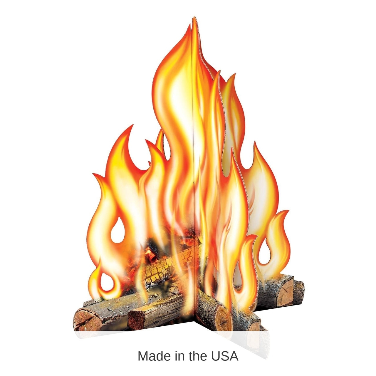 6 Pack Bulk 3-D Campfire Party Prop
