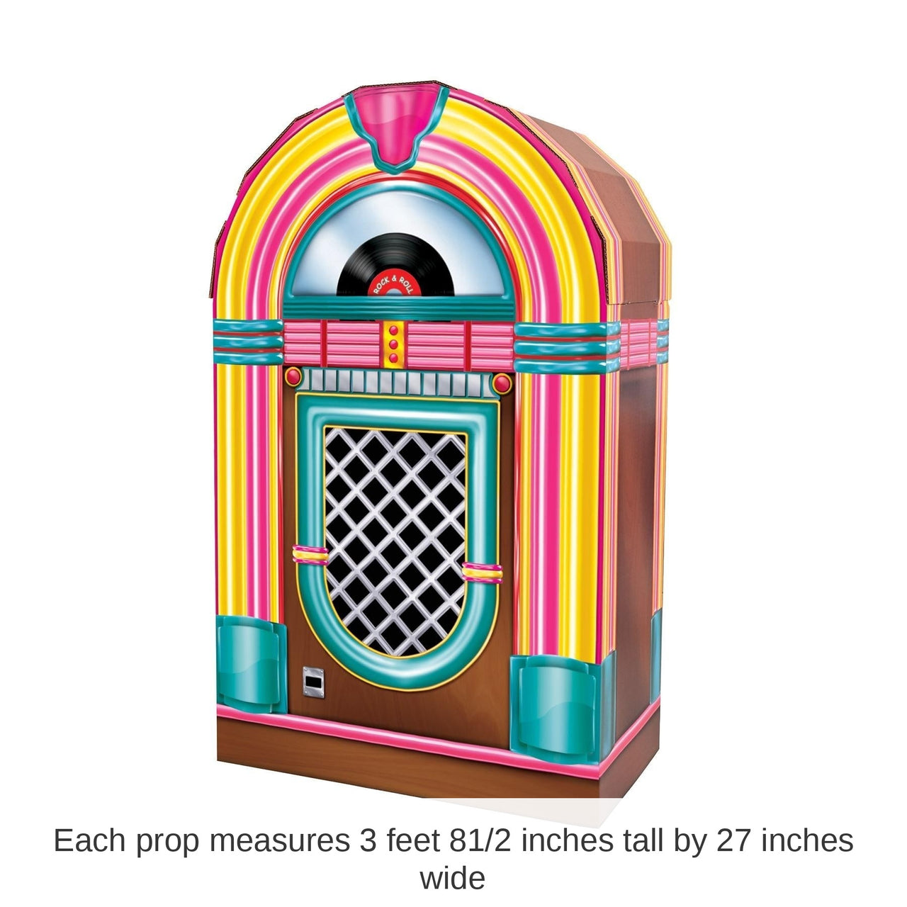 4 Pack Bulk 3-D Jukebox Party Prop