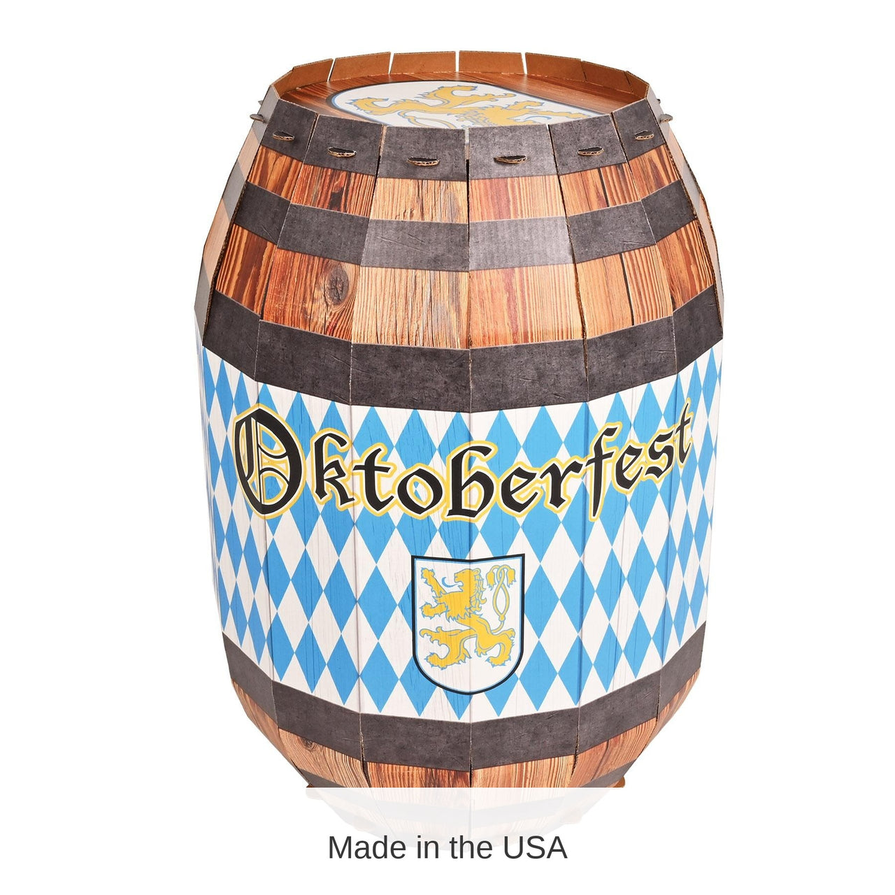 4 Pack Bulk 3-D Oktoberfest Barrel Prop