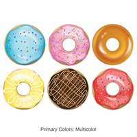 72 Pack Bulk Donut Party Cutouts