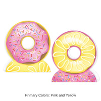 12 Pack Bulk 3-D Donut Party Centerpiece