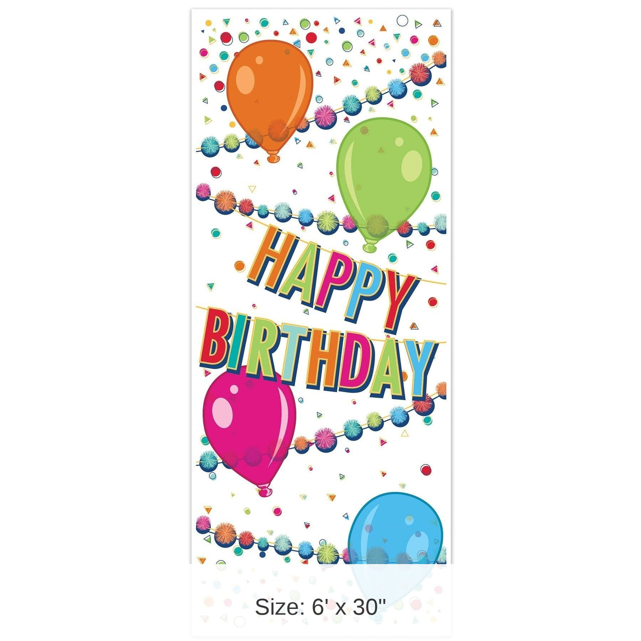 12 Pack Bulk Happy Birthday Party Door Cover