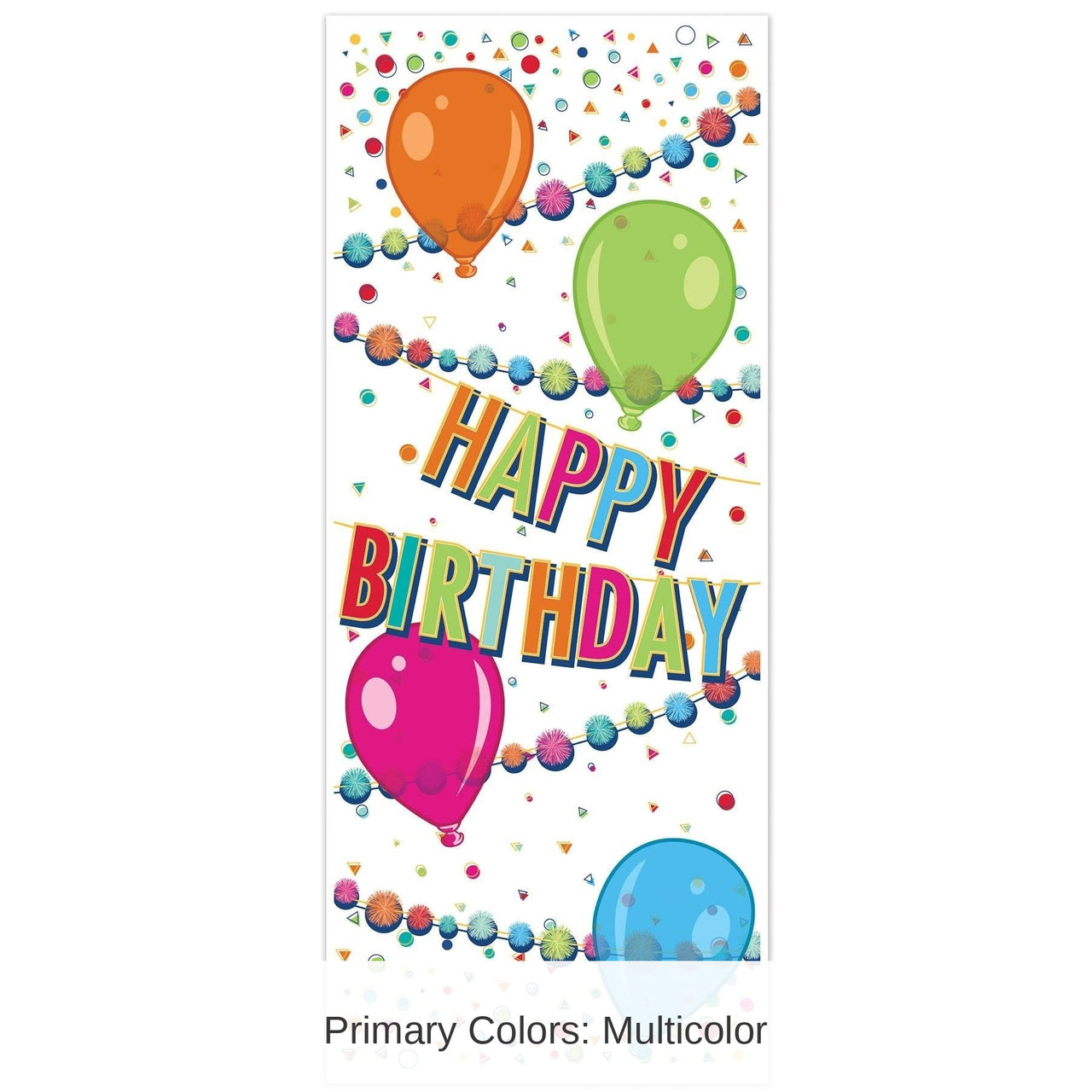 12 Pack Bulk Happy Birthday Party Door Cover