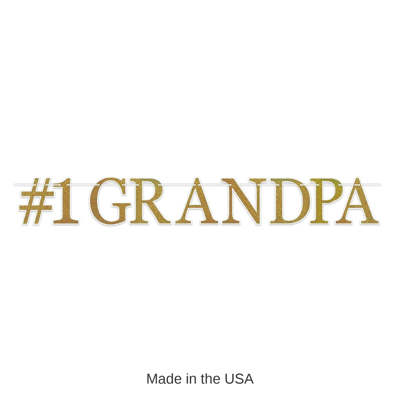 12 Pack Bulk Grandparent's Day #1 Grandpa Streamer