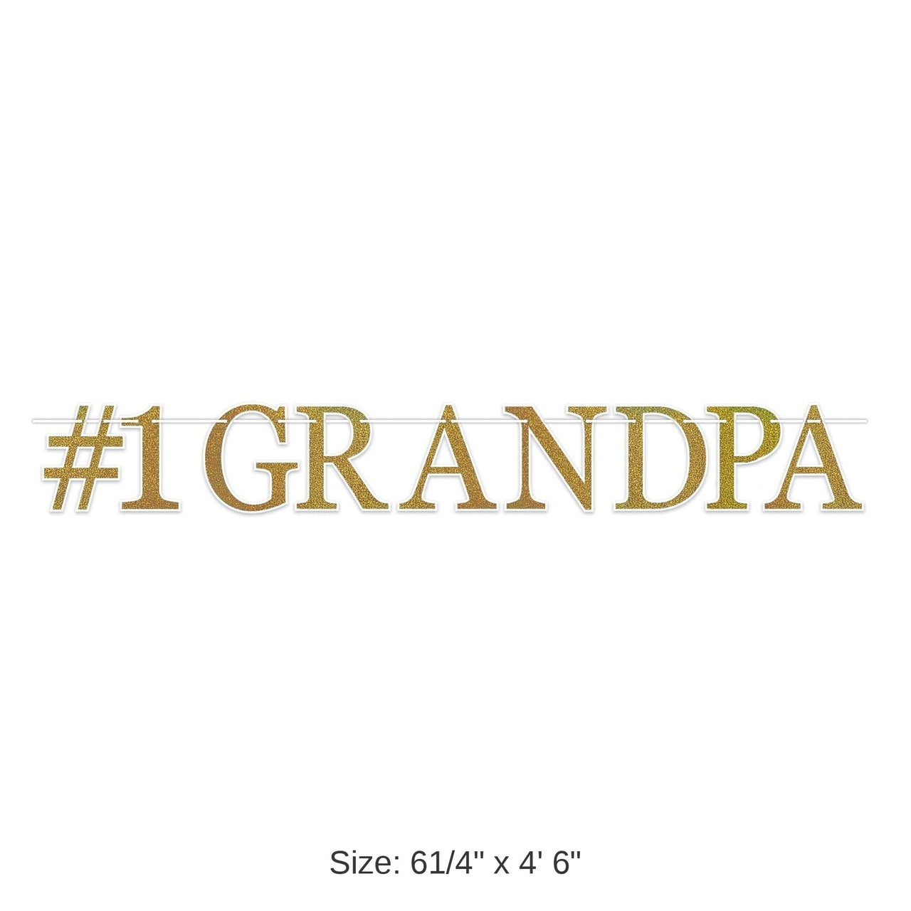 12 Pack Bulk Grandparent's Day #1 Grandpa Streamer