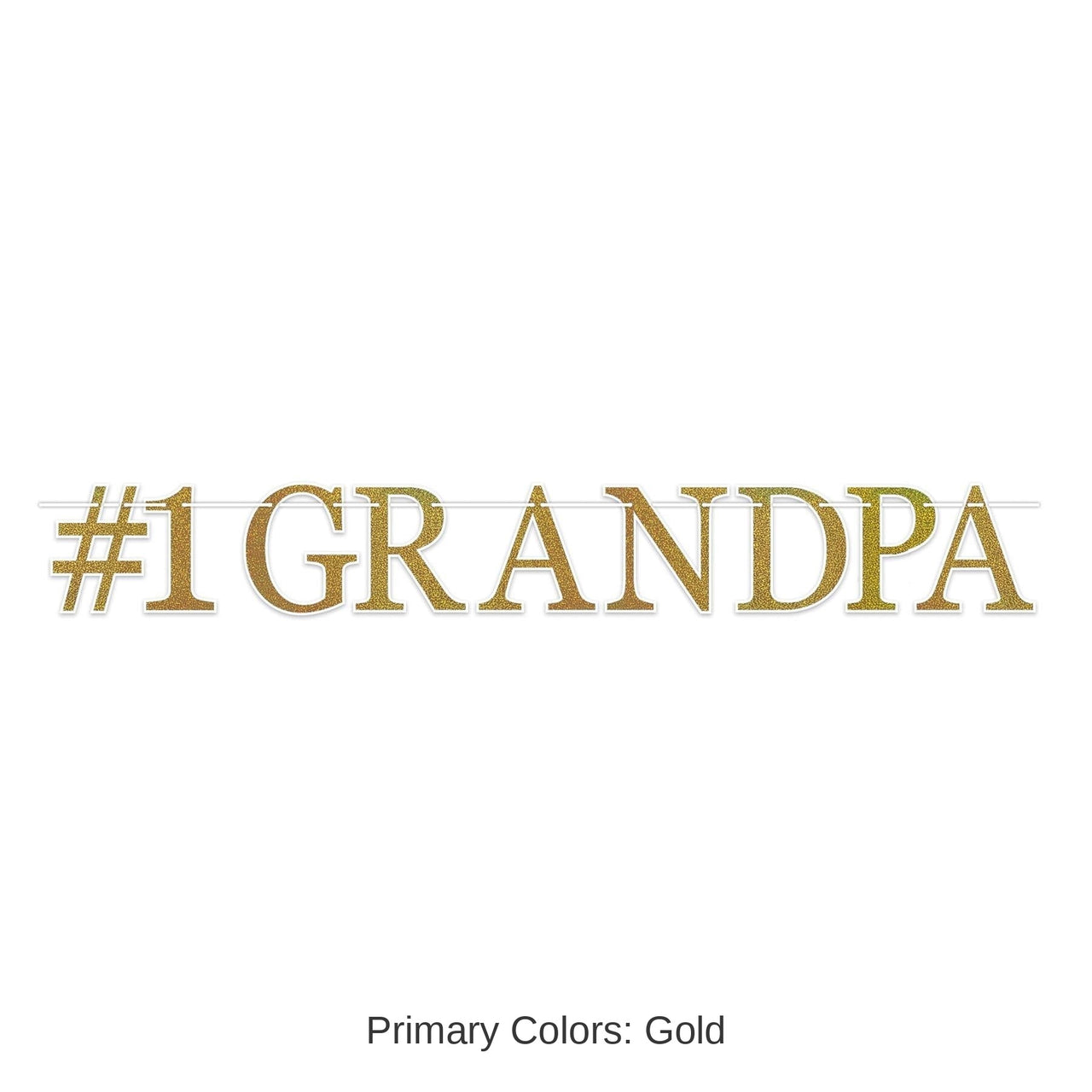 12 Pack Bulk Grandparent's Day #1 Grandpa Streamer