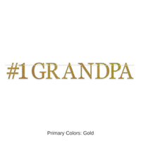 12 Pack Bulk Grandparent's Day #1 Grandpa Streamer