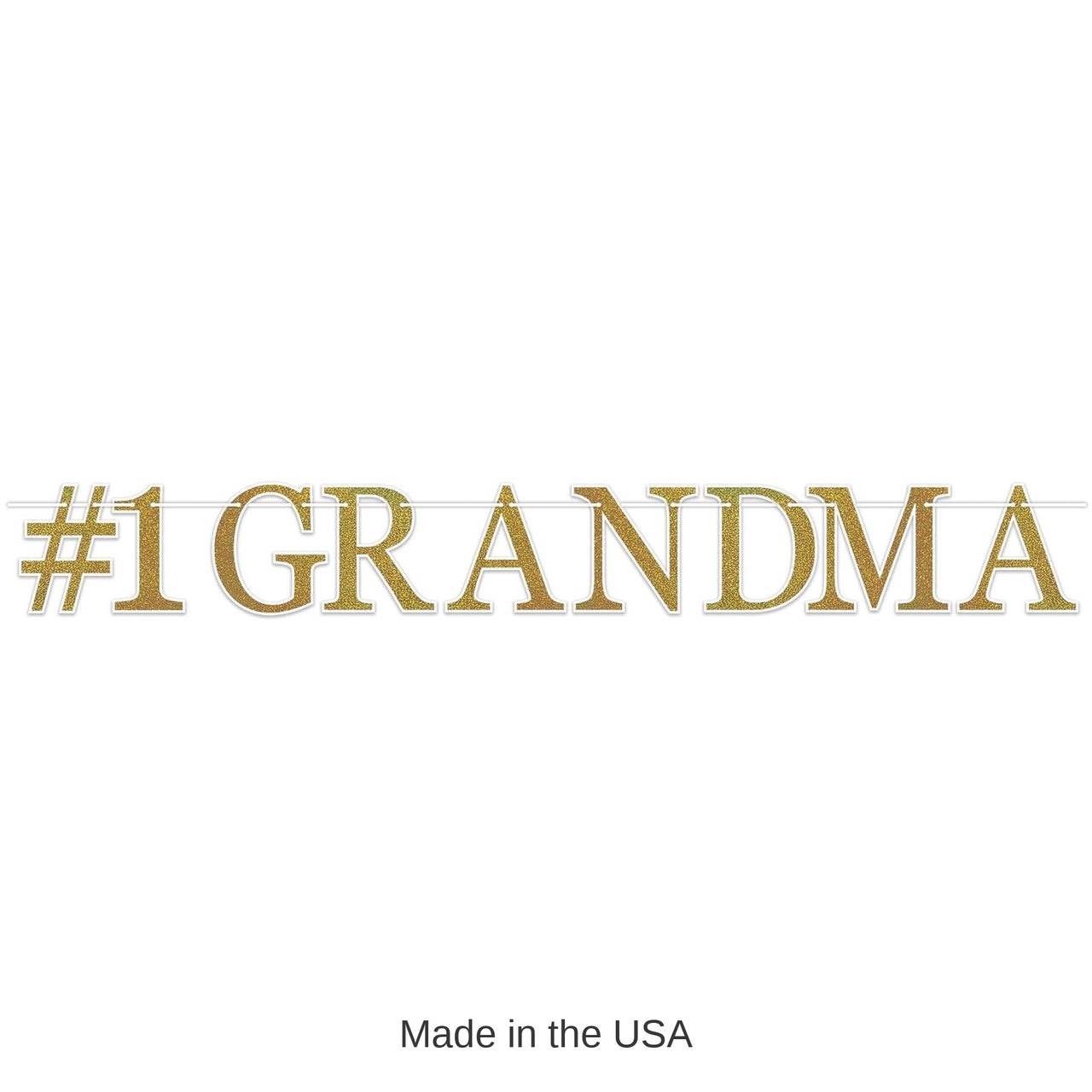 12 Pack Bulk Grandparent's Day #1 Grandma Streamer
