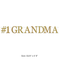 12 Pack Bulk Grandparent's Day #1 Grandma Streamer