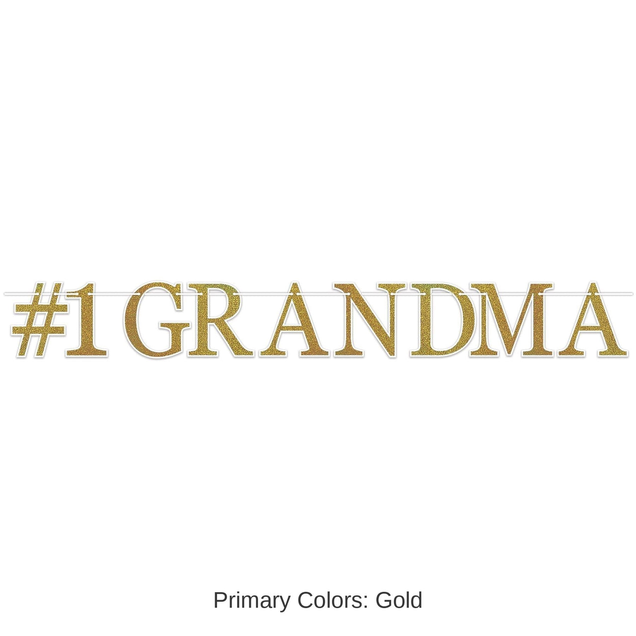 12 Pack Bulk Grandparent's Day #1 Grandma Streamer