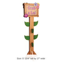 4 Pack Bulk Luau Party 3-D Lei Station Prop