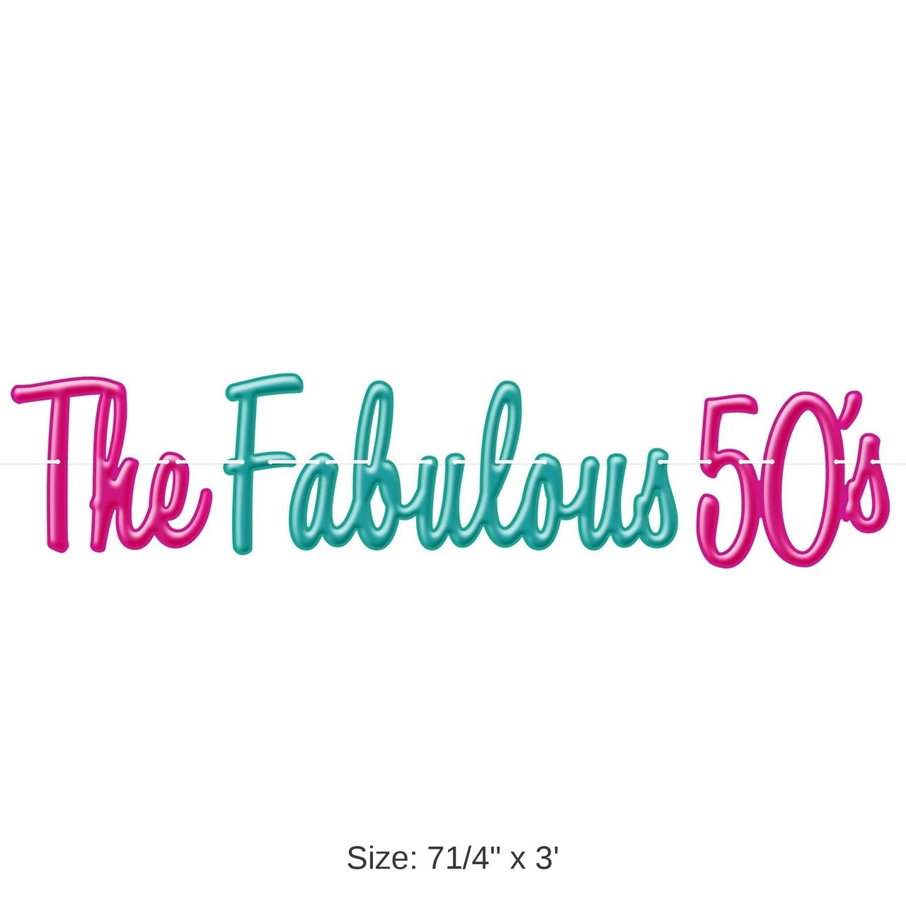 12 Pack Bulk The Fabulous 50's Party Streamer