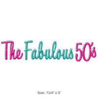 12 Pack Bulk The Fabulous 50's Party Streamer
