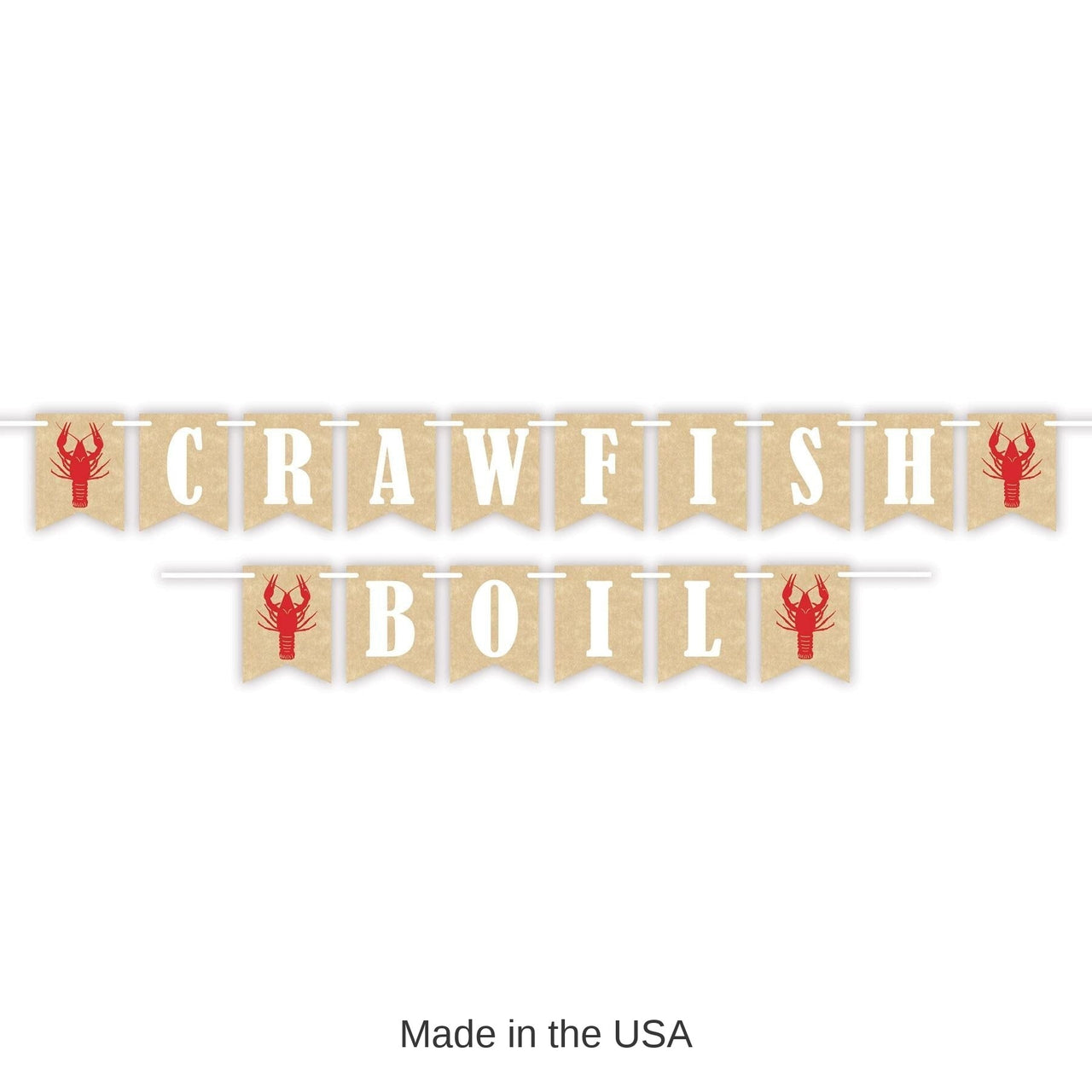 12 Pack Bulk Mardi Gras Crawfish Boil Streamer
