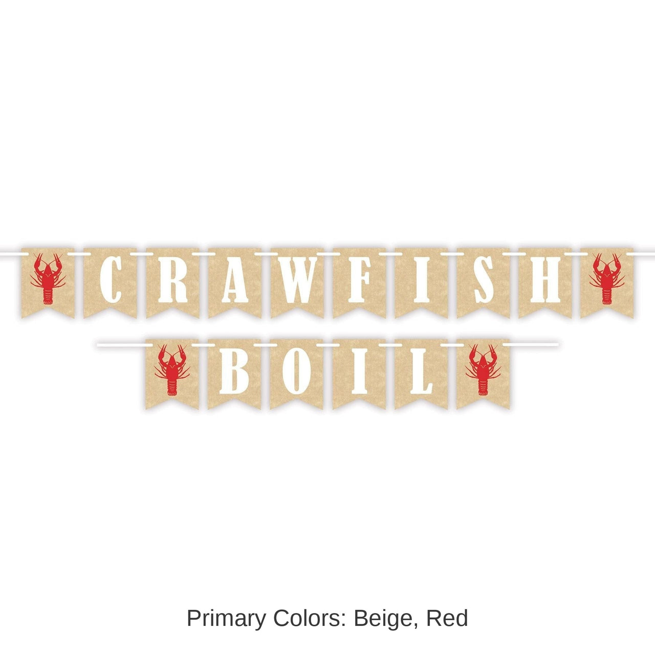 12 Pack Bulk Mardi Gras Crawfish Boil Streamer