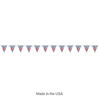 12 Pack Bulk Lobster Bake Pennant Banner