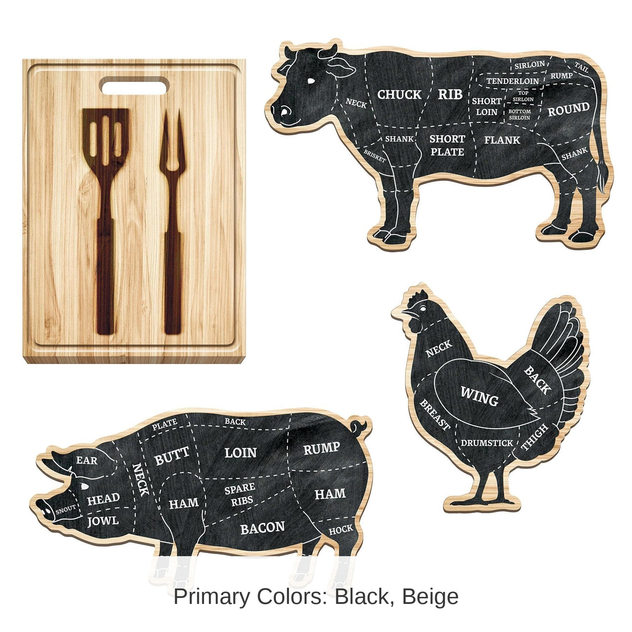 48 Pack Bulk BBQ Party Cutouts