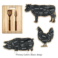 48 Pack Bulk BBQ Party Cutouts