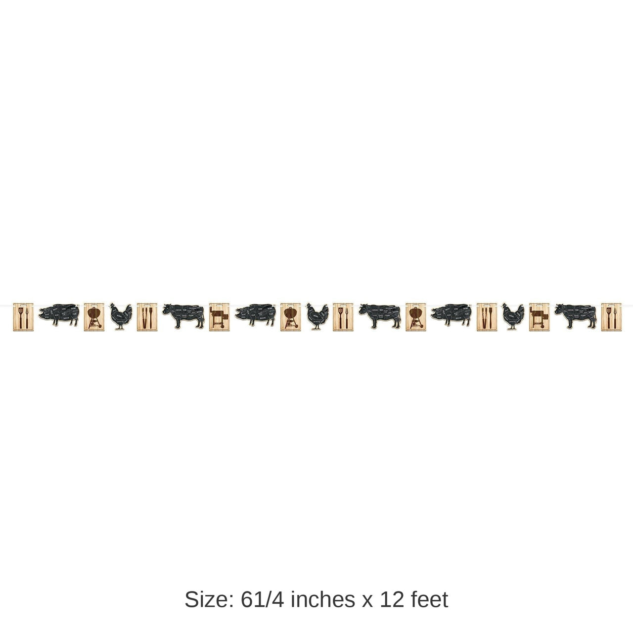 12 Pack Bulk BBQ Party Streamer