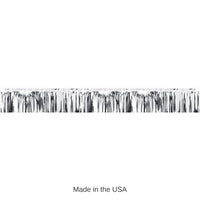 12 Pack Bulk Metallic Party Fringe Banner Silver