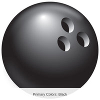 24 Pack Bulk Bowling Ball Party Cutout