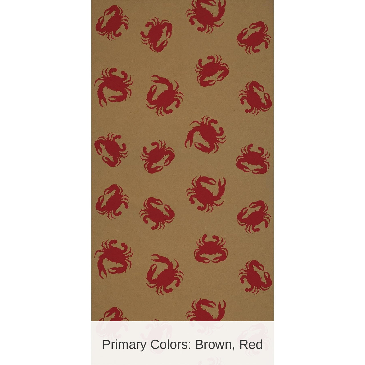 6 Pack Bulk Luau Party Crab Kraft Paper Table Roll