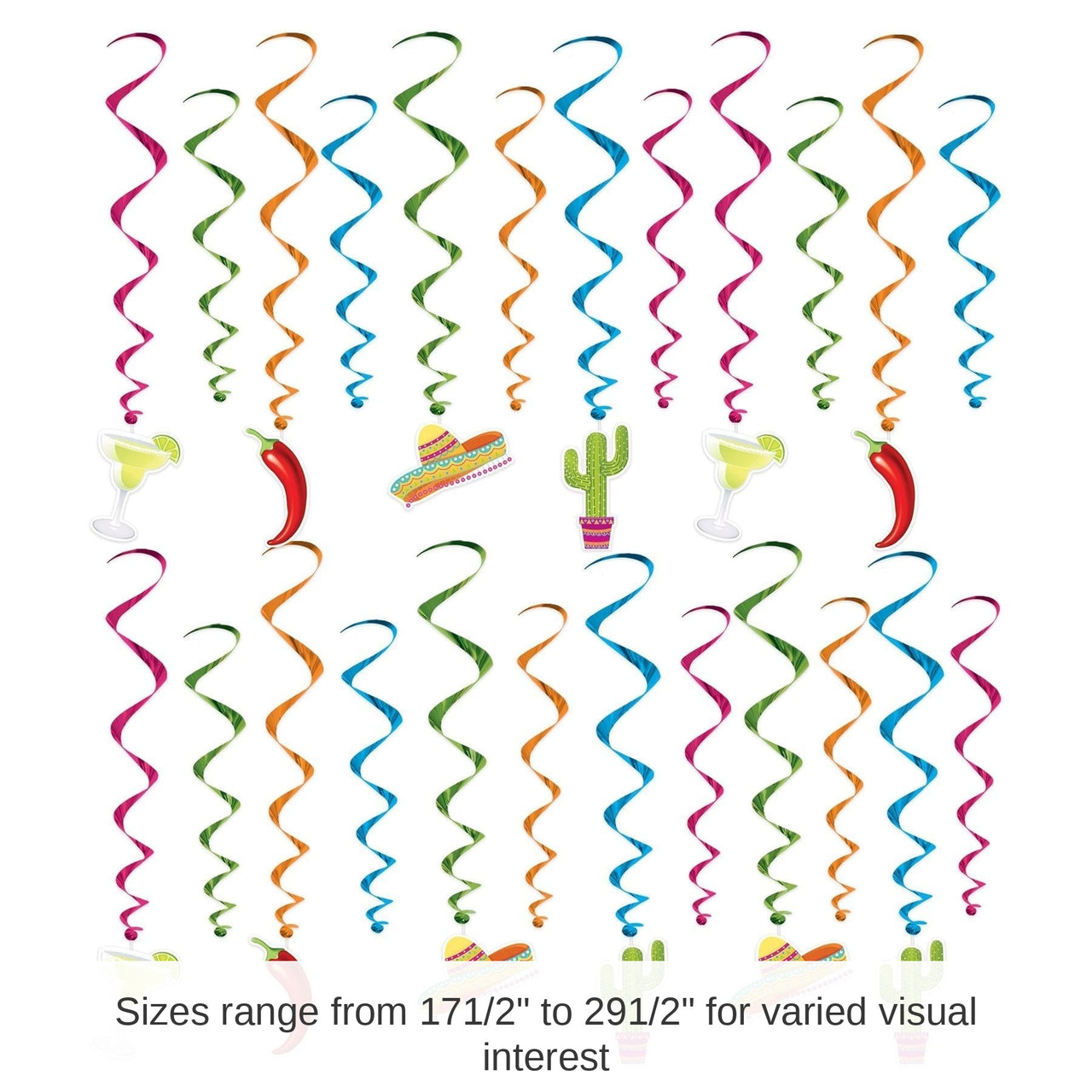 144 Piece Bulk Fiesta Whirls
