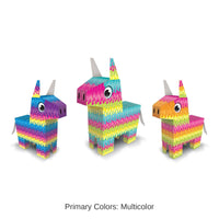 36 Pack Bulk Fiesta 3-D Pinata Centerpieces
