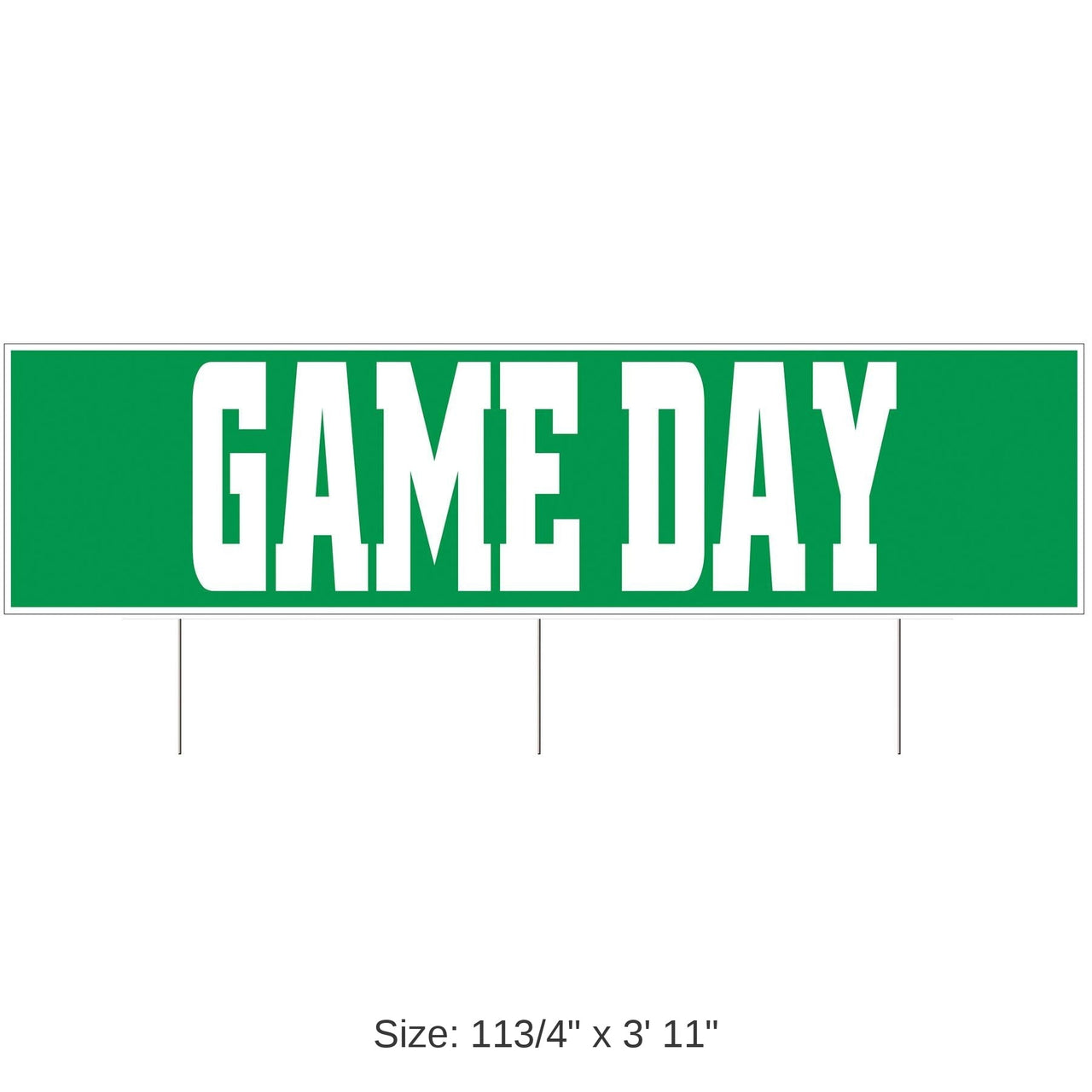 6 Pack Bulk Plastic Jumbo Game Day Party Yard Sign