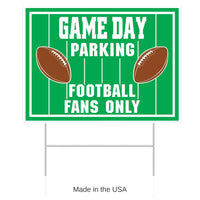 6 Pack Bulk Plastic Game Day Parking Party Yard Sign
