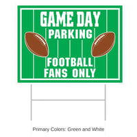 6 Pack Bulk Plastic Game Day Parking Party Yard Sign