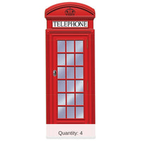 4 Pack Bulk Phone Box Party Stand-Up Decoration