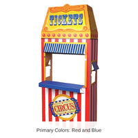 4 Pack Bulk 3-D Circus Ticket Booth Party Prop