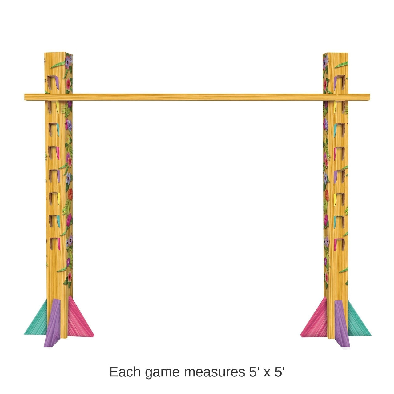 3 Pack Bulk Luau Party 3-D Limbo Game