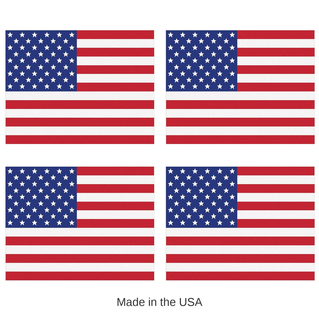 48 Pack Bulk Plastic American Flag Party Placemats