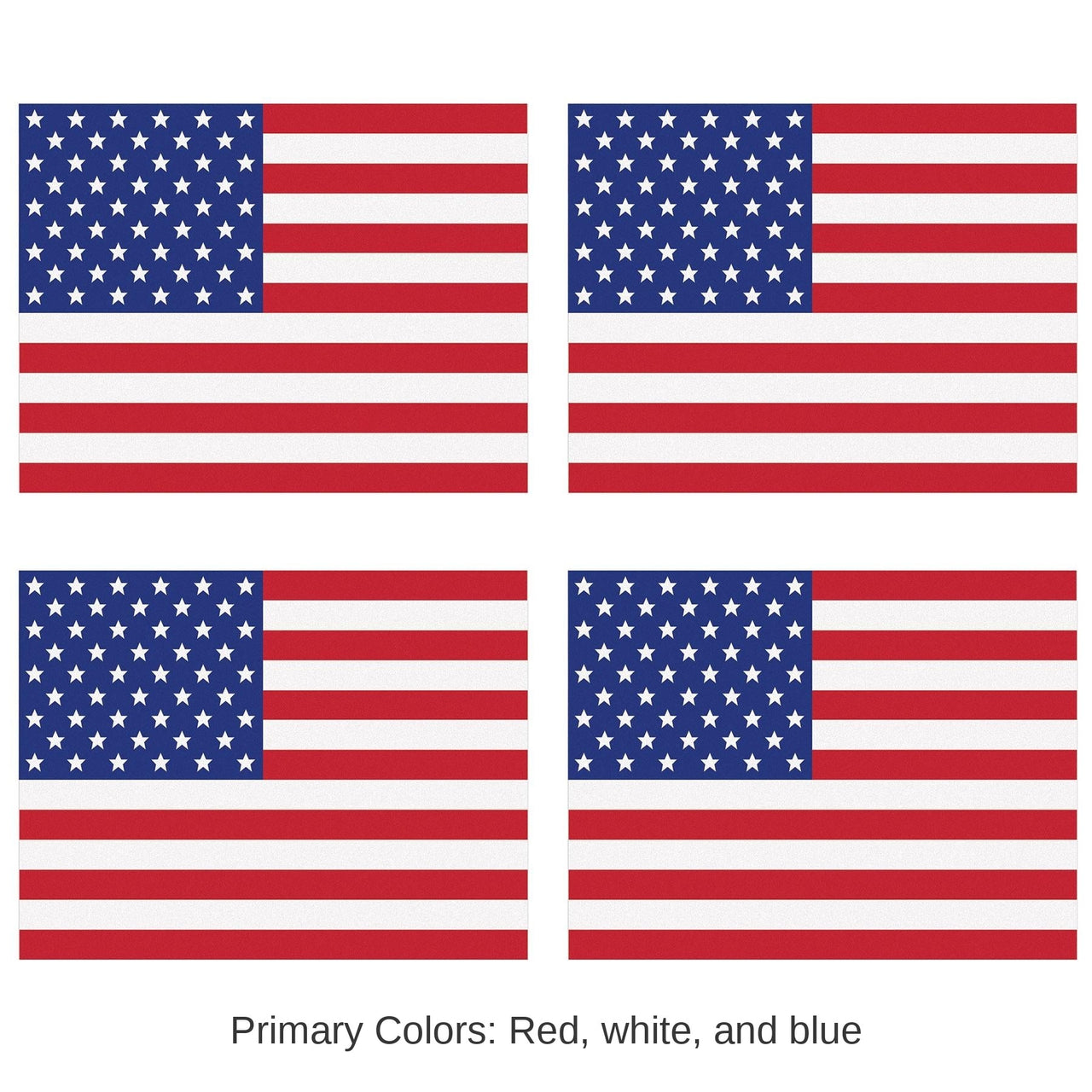 48 Pack Bulk Plastic American Flag Party Placemats