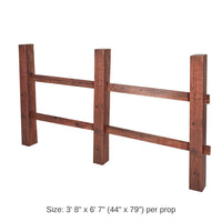 4 Pack Bulk 3-D Brown Fence Party Prop