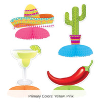 96 Pack Bulk Fiesta Mini Centerpieces
