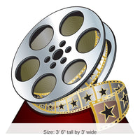 Red Carpet Movie Reel Party Stand-Up Decoration