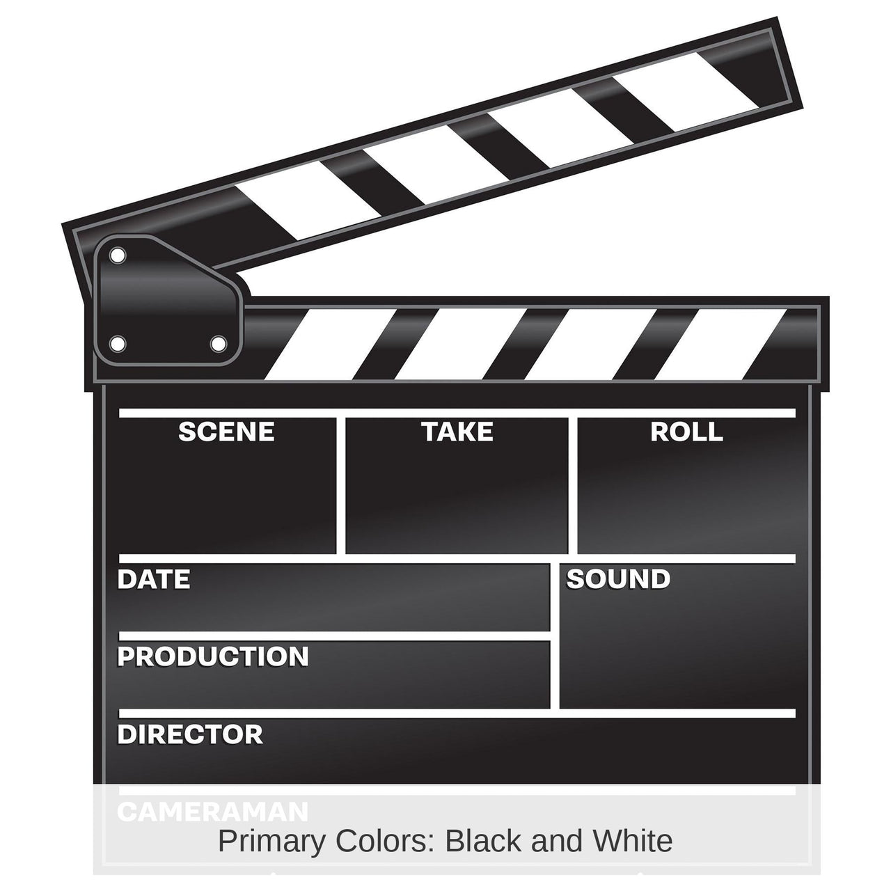 Red Carpet Clapboard Party Stand-Up Decoration