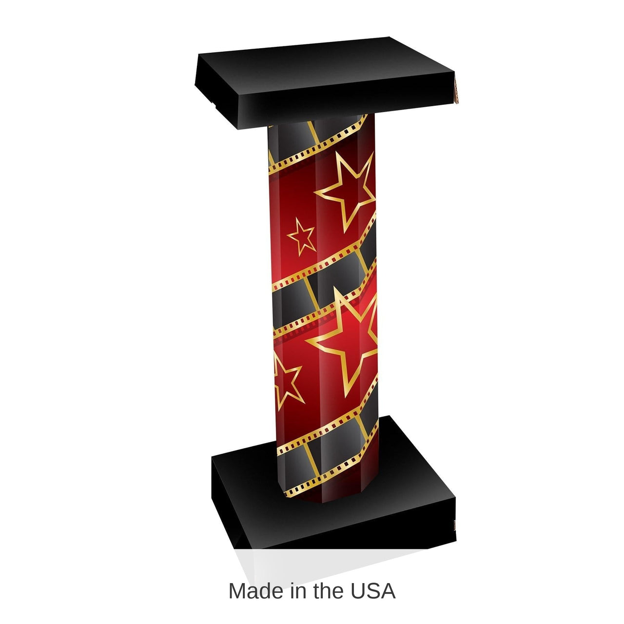 2 Pack Bulk Red Carpet 3-D Short Party Column Prop