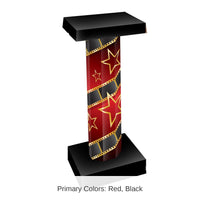 2 Pack Bulk Red Carpet 3-D Short Party Column Prop