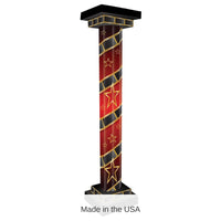 2 Pack Bulk Red Carpet 3-D Tall Party Column Prop