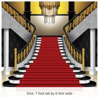 Red Carpet Grand Staircase Party Photo Prop