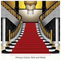 Red Carpet Grand Staircase Party Photo Prop