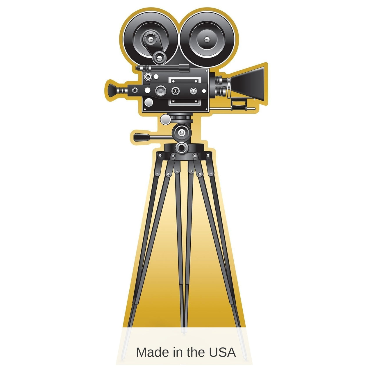 Red Carpet Movie Camera Party Stand-Up Decoration