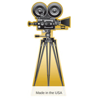 Red Carpet Movie Camera Party Stand-Up Decoration
