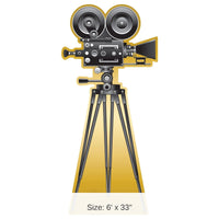 Red Carpet Movie Camera Party Stand-Up Decoration