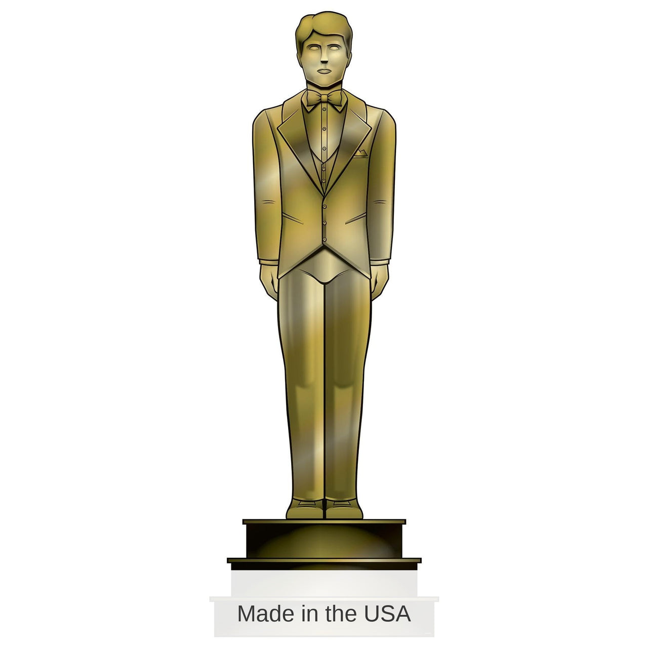 Red Carpet Male Statuette Party Stand-Up Decoration